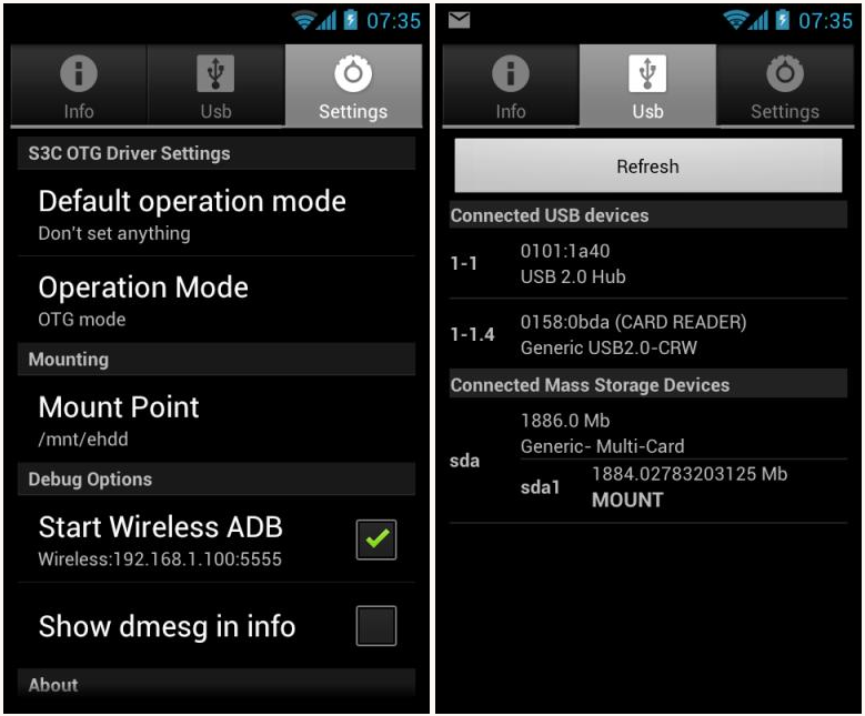 S3c usb host driver for android phones
